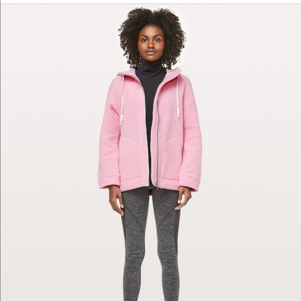 Lululemon so Sherpa hooded jacket 6